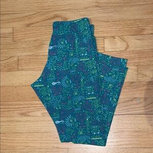 Nike Teal Patterned Leggings* Medium